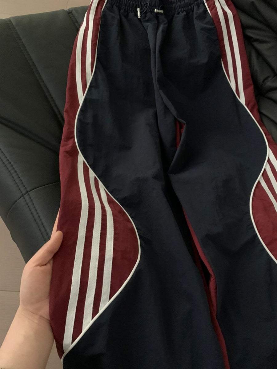 Retro Striped Sweatpants