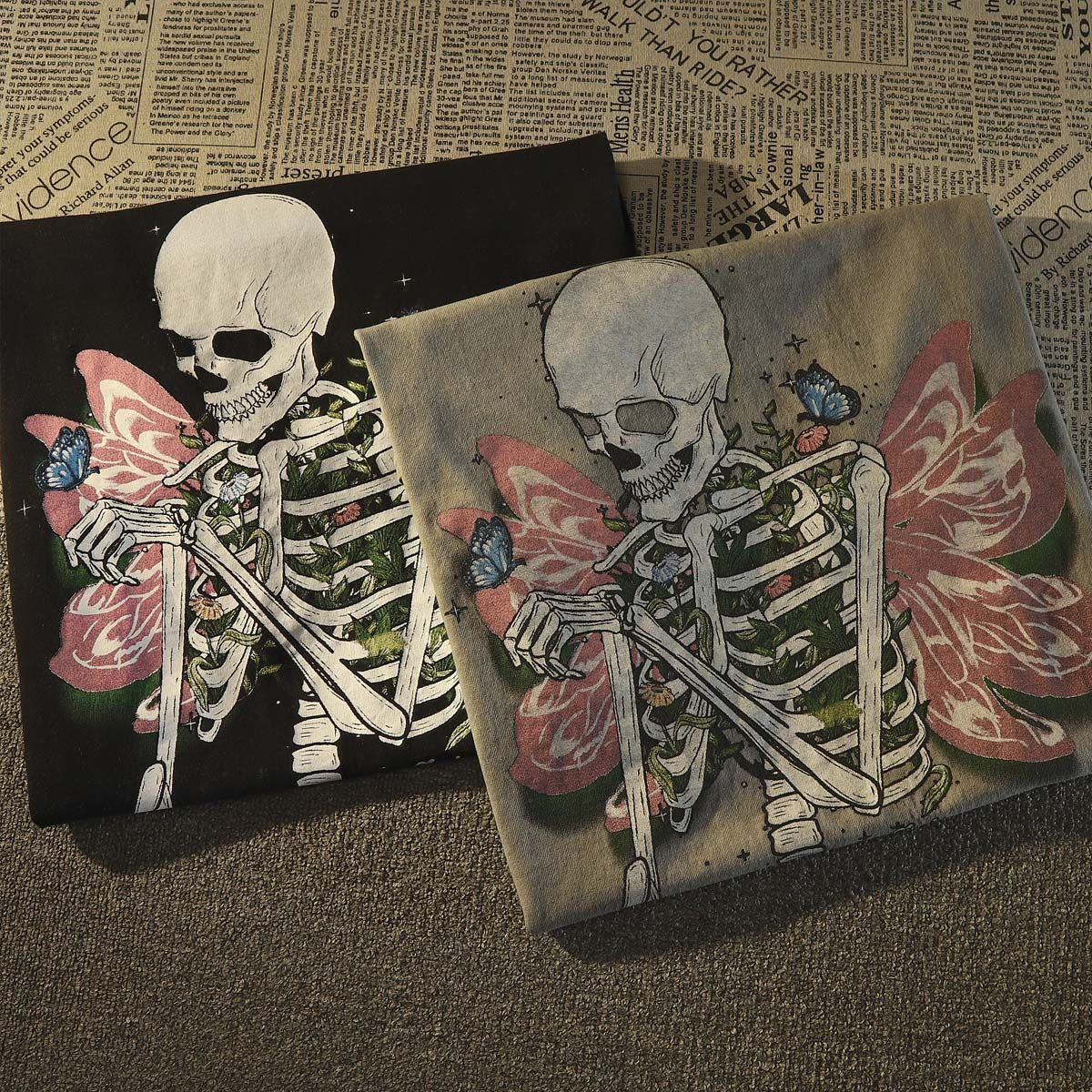 Skeleton Butterfly T-Shirt