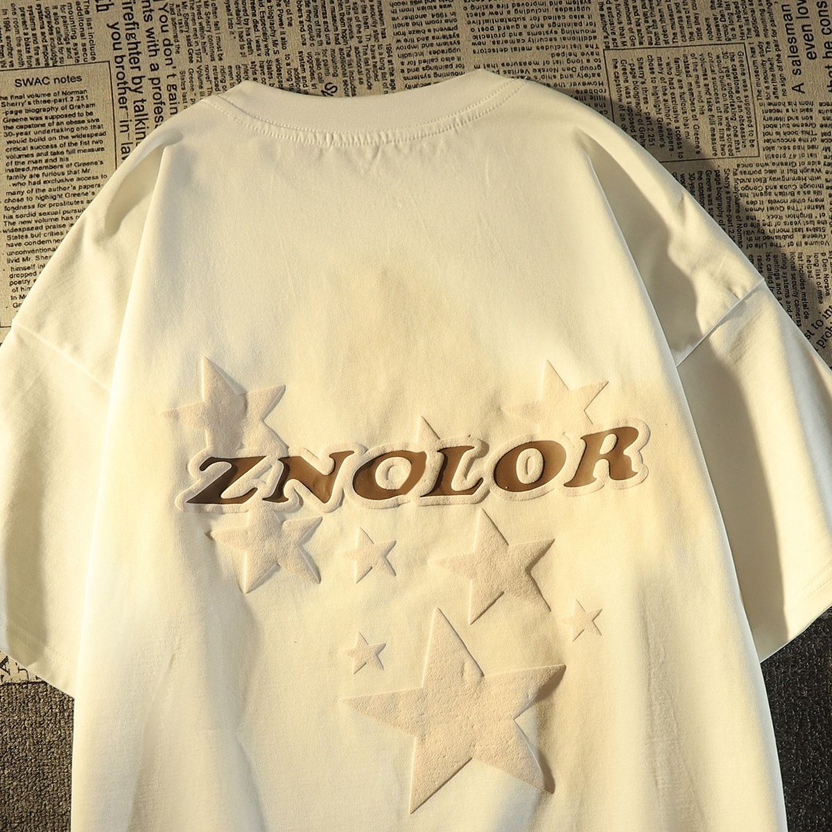 ZNQLOR Star Design T-Shirt