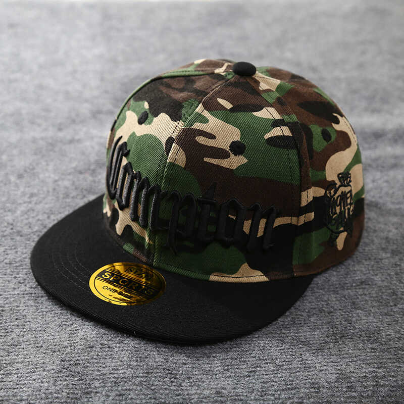 Camouflage hip-hop hat