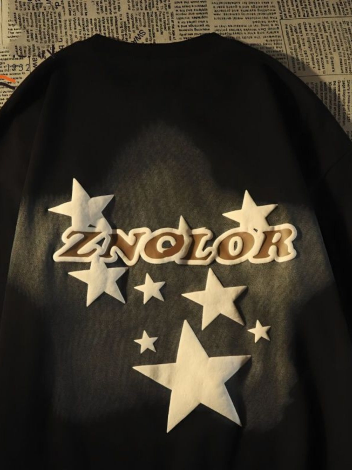 ZNQLOR Star Design T-Shirt