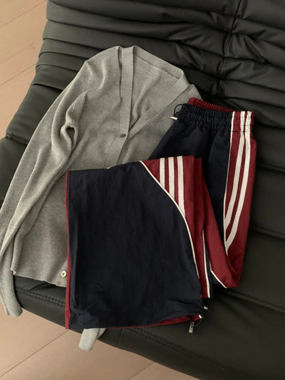 Retro Striped Sweatpants