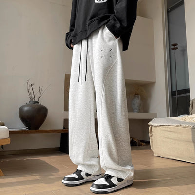 Embroidery Scimitar Sweatpants