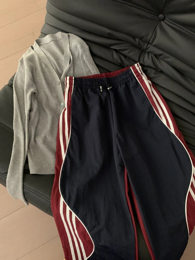 Retro Striped Sweatpants