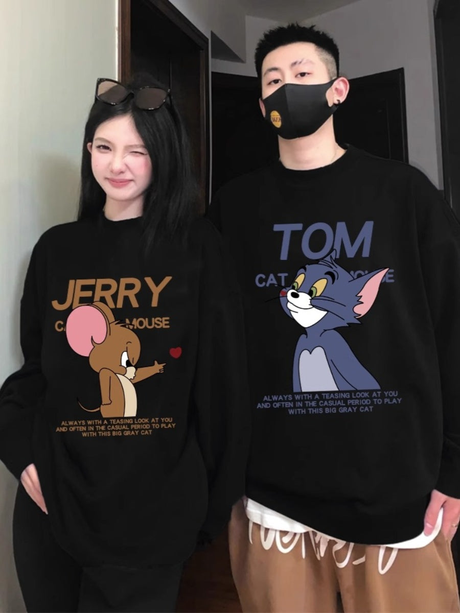 Cat and Mouse Matching Long-Sleeves