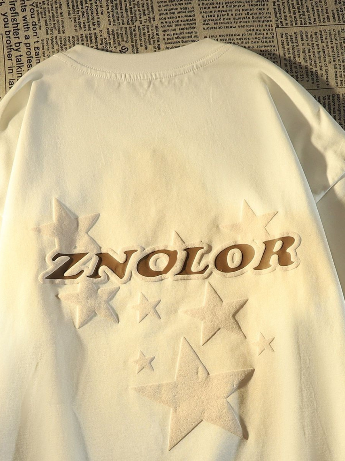 ZNQLOR Star Design T-Shirt